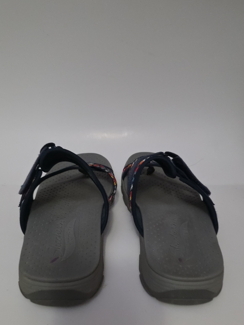 Skechers SZ 9 Wmn’s Reggae Zig Swag Multicolor Strappy Sport Sandals - Picture 5 of 6